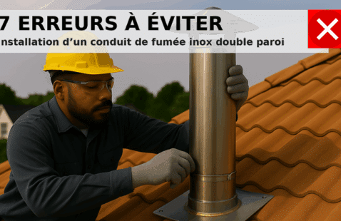 Installation d’un conduit de fumée inox double paroi : les 7 erreurs à éviter sur chantier